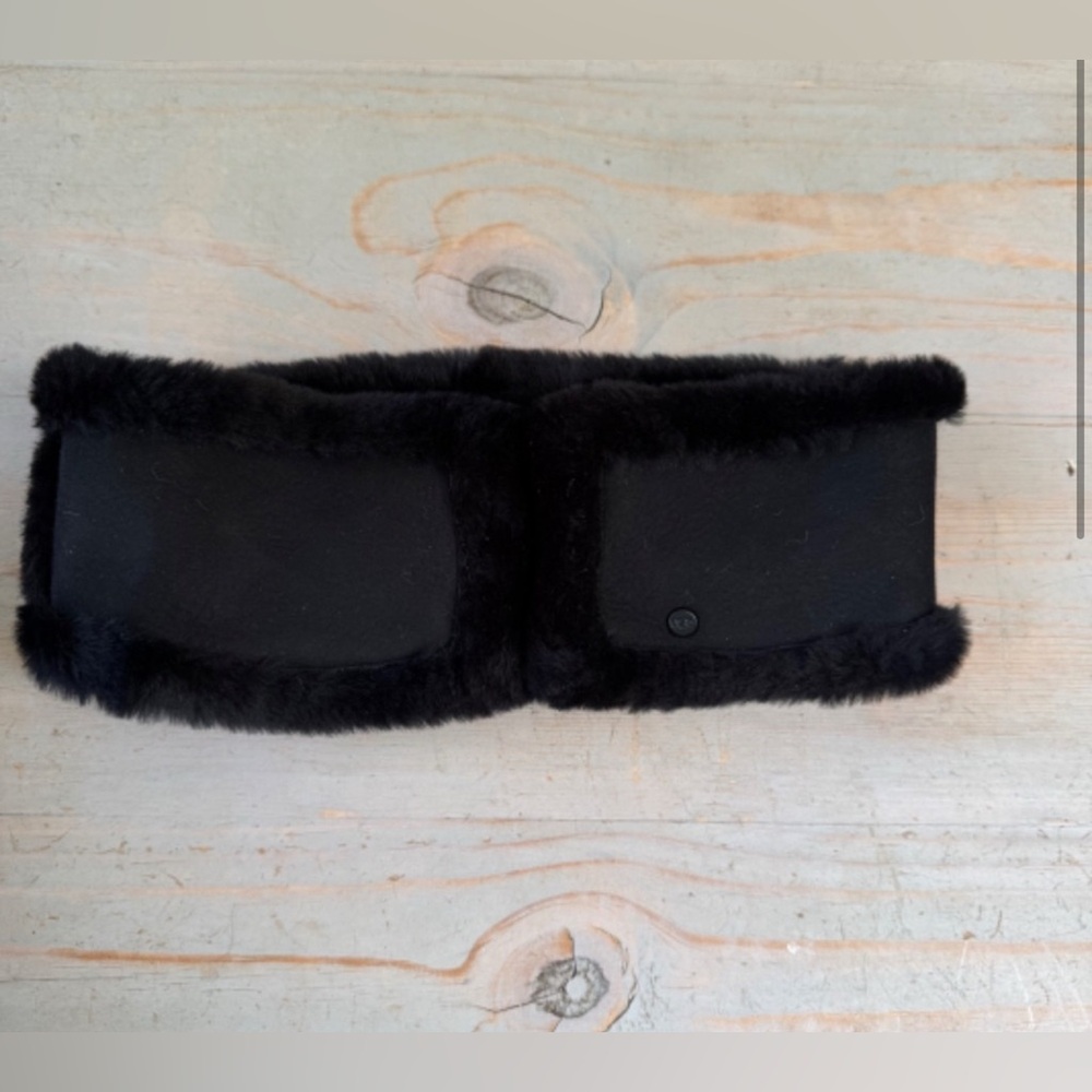 Black UGG fur  Headband